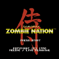 Zombie Nation Title Screen